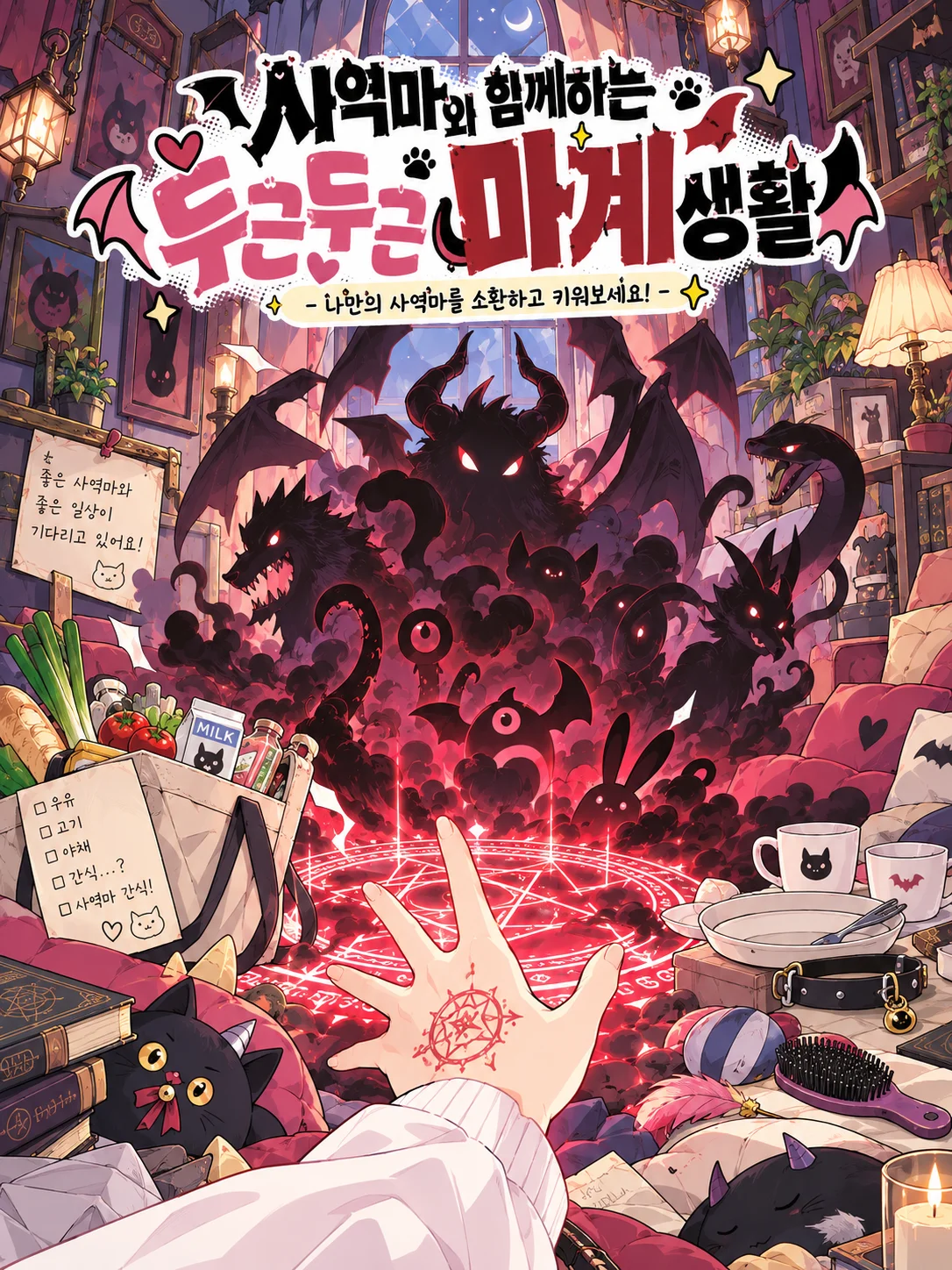 사역마 소환하기 포스터